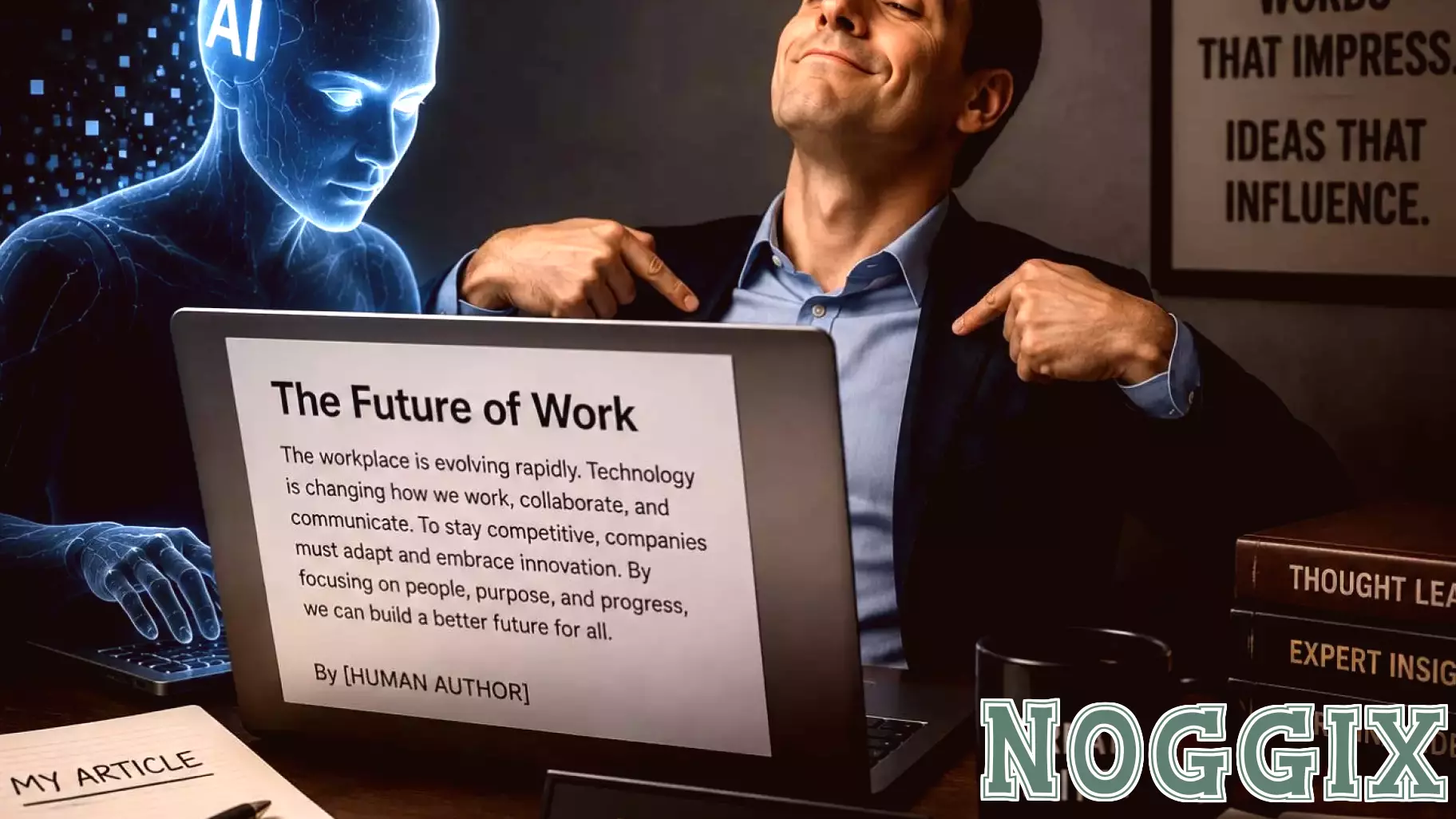 When AI Does the Writing, Who's the Author?